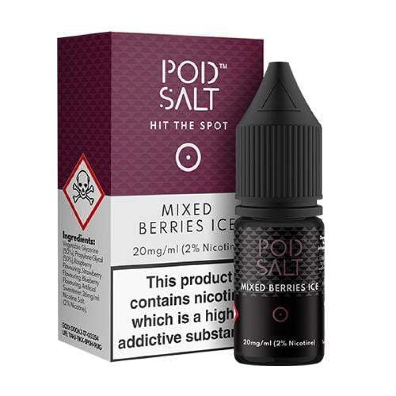 Pod Salt Mixed Berries Ice Nic Salt UK