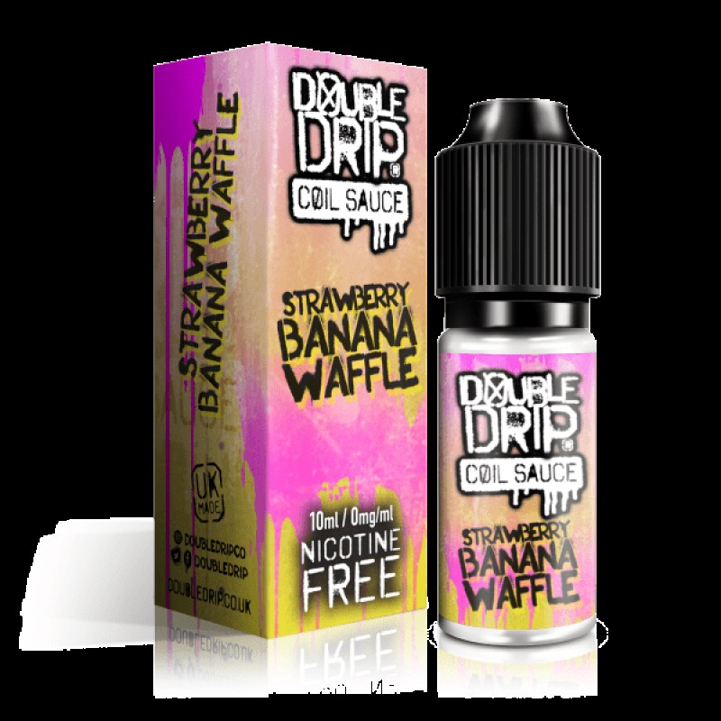 Double Drip Coil Sauce Strawberry Banana Waffle UK