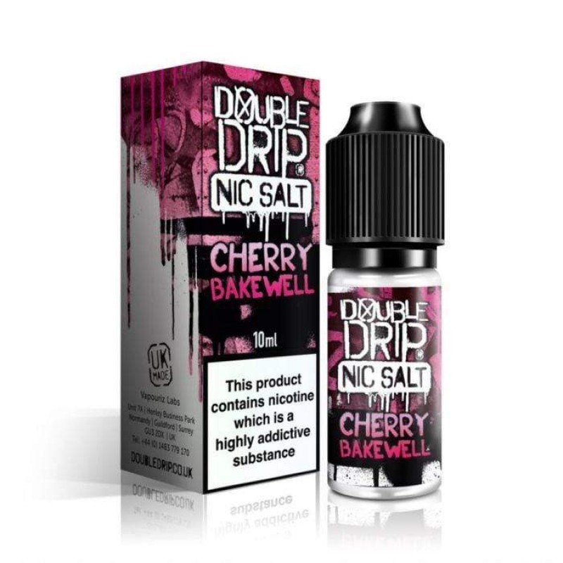 Double Drip Cherry Bakewell Nic Salt UK