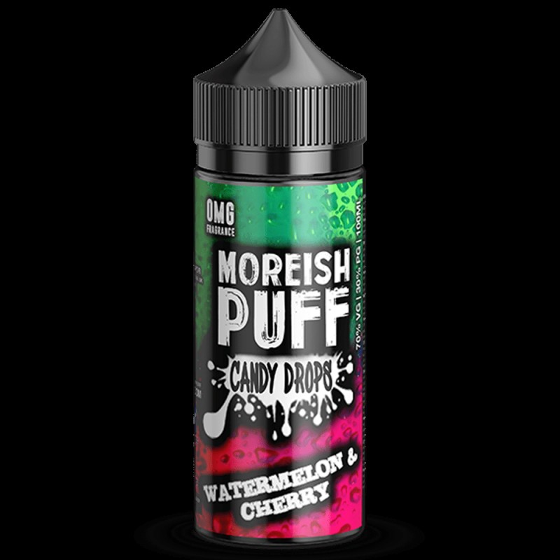 Moreish Puff Candy Drops Watermelon & Cherry UK